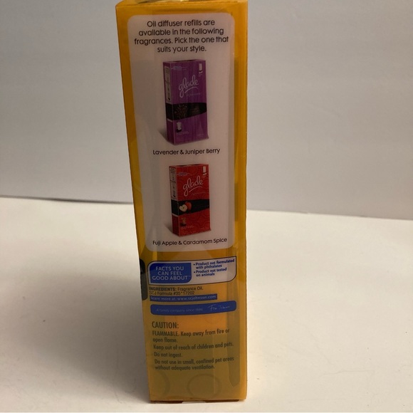 Glade Expressions Oil Diffuser Starter Kit Pineapple Mangosteen Bamboo Holder - Picture 5 of 15